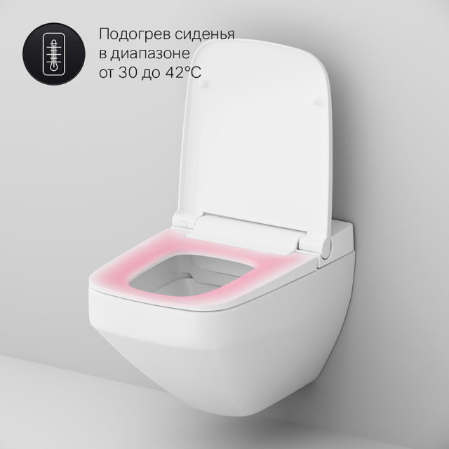 Унитаз-биде AM.PM Inspire V2.0 CCC50A1700SC подвесной с сиденьем Микролифт — изображение 11