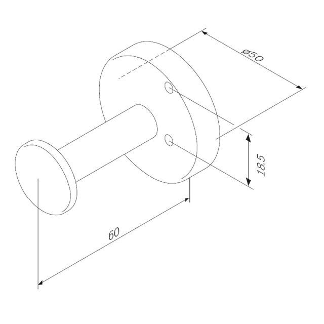 Крючок для полотенец AM.PM Inspire 2.0 A50A35800 Хром — изображение 8