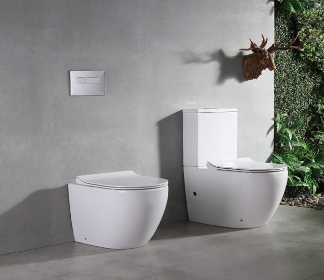 Унитаз компакт CeramaLux NS-2176 с бачком и сиденьем Микролифт — изображение 3