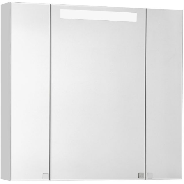 Зеркальный шкаф Aquaton Мадрид 80 М 1A175202MA010 с подсветкой Белый