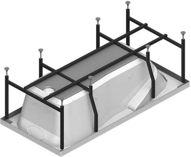 Акриловая ванна Radomir Парма-дона 180x85 L 1-01-0-1-1-035 Белая без гидромассажа — изображение 4