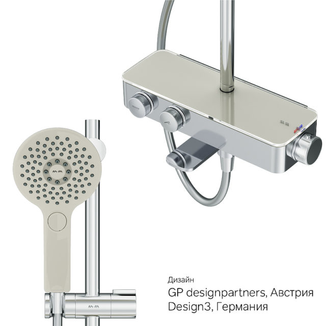 Душевая система AM.PM Inspire 2.0 F0750A500 с термостатом Хром — изображение 15