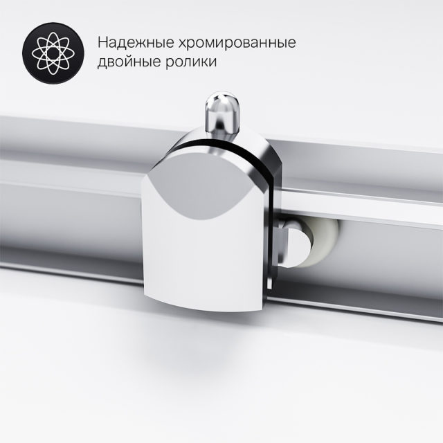 Душевой уголок AM.PM Gem 90х90 W90G-403-090MT профиль Серый стекло прозрачное — изображение 7