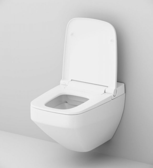 Комплект унитаза с инсталляцией AM.PM Inspire V2.0 FlashClean IS450A38.CCC50A с электронным сиденьем Микролифт с функцией биде и Черной клавишей смыва — изображение 3