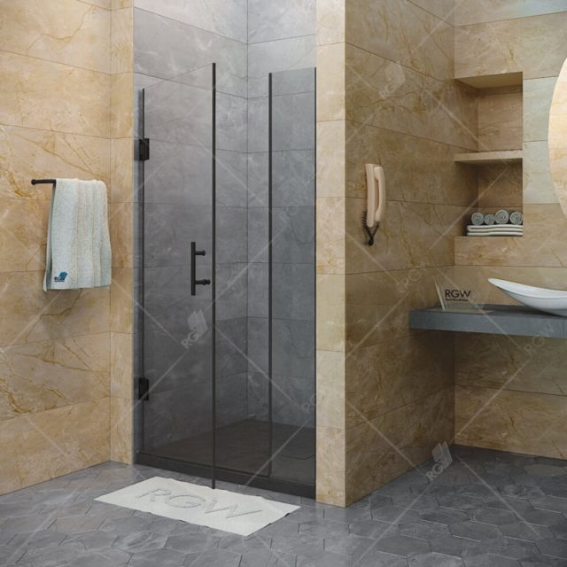 Душевая дверь RGW Hotel HO-012-B 350601200-14 профиль Черный стекло прозрачное — изображение 2