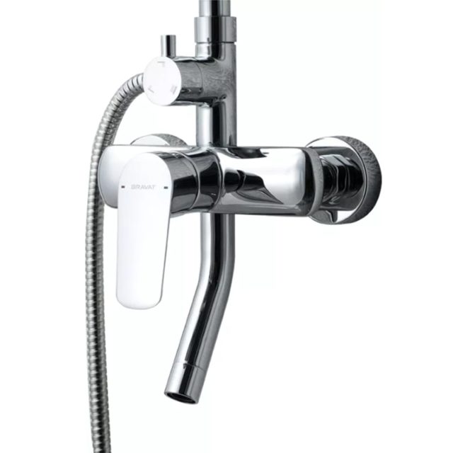 Душевая система Bravat Rhein F6429564CP-A-ENG Хром — изображение 5