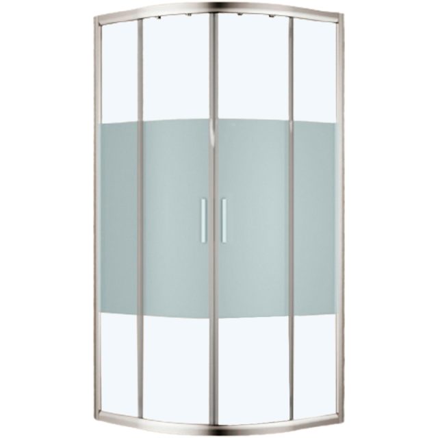 Душевой уголок Aquanet Practic 90x90 AE10-Q-90x90U-CP 243615 профиль Хром стекло прозрачное с шелкографией
