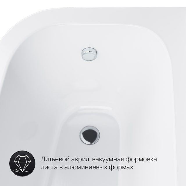 Акриловая ванна AM.PM Spirit 160x100 R W72A-160R100W-A2 без гидромассажа — изображение 7