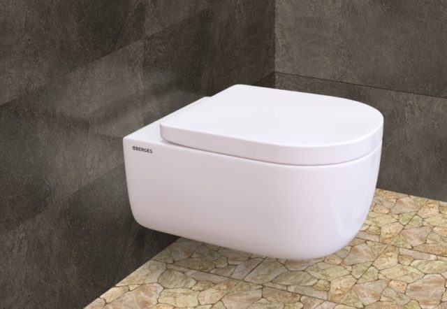 Комплект унитаза с инсталляцией Berges Ego XL 043233 с сиденьем Микролифт и клавишей смыва Хром — изображение 2
