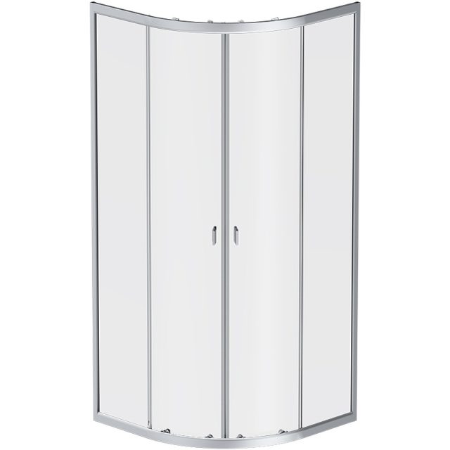 Душевой уголок AM.PM X-Joy Twin Slide 80x80 W88G-205-080MT без поддона профиль матовый Хром стекло прозрачное