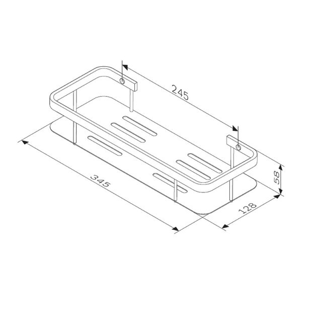 Полка корзина AM.PM Sense L A7453100 Хром — изображение 11