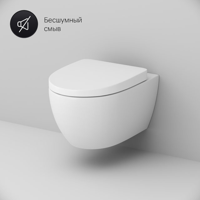 Комплект унитаза AM.PM Awe C111738SC с инсталляцией Geberit Duofix Delta UP100 458.124.21.1 с сиденьем Микролифт и клавишей смыва Хром — изображение 7