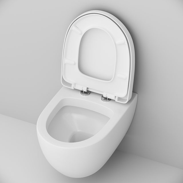 Комплект унитаза AM.PM Awe C111738SC с инсталляцией Grohe Rapid SL 38772001 с сиденьем Микролифт и клавишей смыва Хром — изображение 6