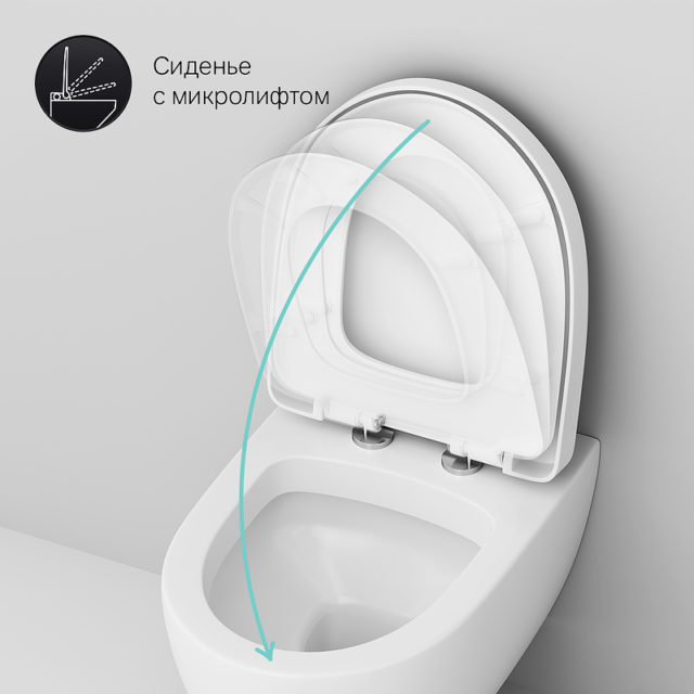 Комплект унитаза AM.PM Awe C111738SC с инсталляцией Grohe Rapid SL 38772001 с сиденьем Микролифт и клавишей смыва Хром — изображение 8