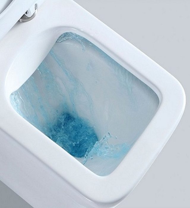 Унитаз компакт CeramaLux 2171 с бачком и сиденьем Микролифт — изображение 2