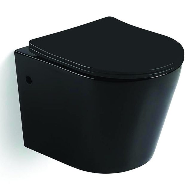 Комплект унитаза CeramaLux B2330В с инсталляцией Geberit Duofix Delta UP100 458.124.21.1 с сиденьем Микролифт и клавишей смыва Хром — изображение 2