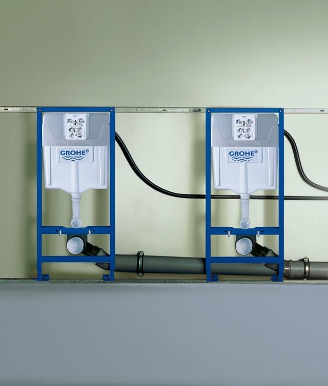 Комплект унитаза AM.PM Awe C111738SC с инсталляцией Grohe Rapid SL 38775001 с сиденьем Микролифт и клавишей смыва Хром — изображение 22