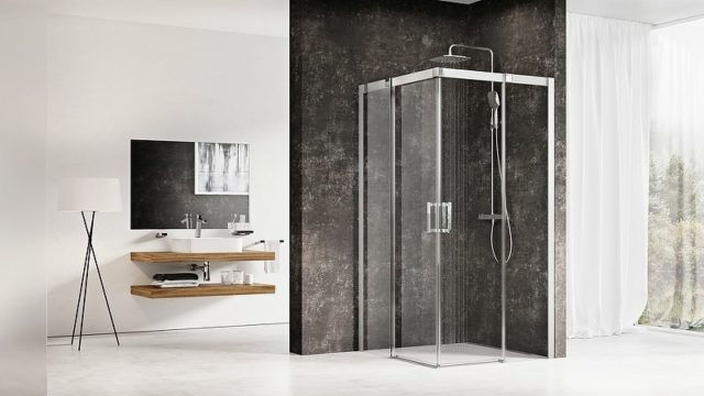 Душевой уголок Ravak Matrix MSRV4-90 90x90 1WV77100Z1 профиль Белый стекло Transparent — изображение 3