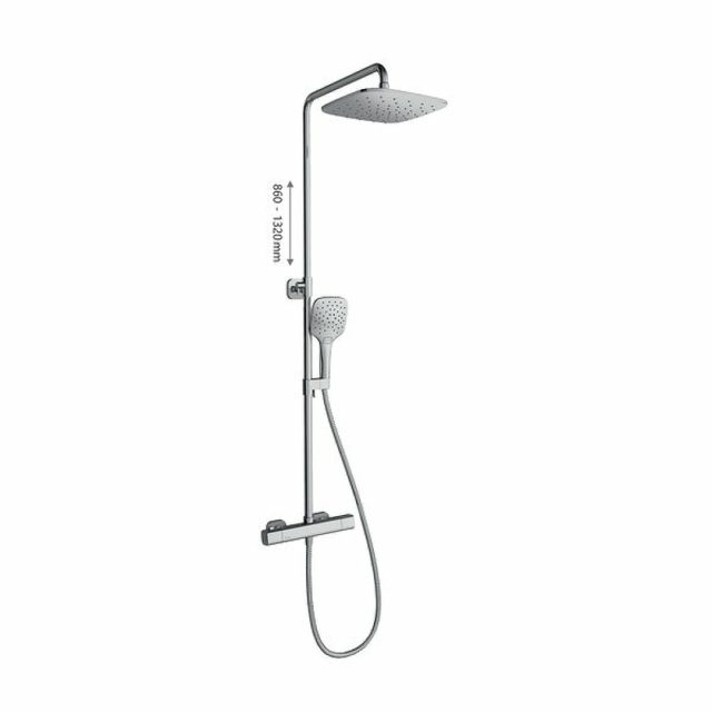 Душевая система Ravak 10° Free TD F 091.00/150 X070141 с термостатом Хром — изображение 2