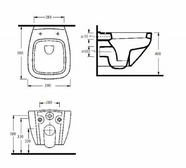Комплект унитаза beWash Alster 86303201 с инсталляцией Viega Prevista Dry 8524.14 792596 с сиденьем Микролифт и клавишей смыва Хром — изображение 7