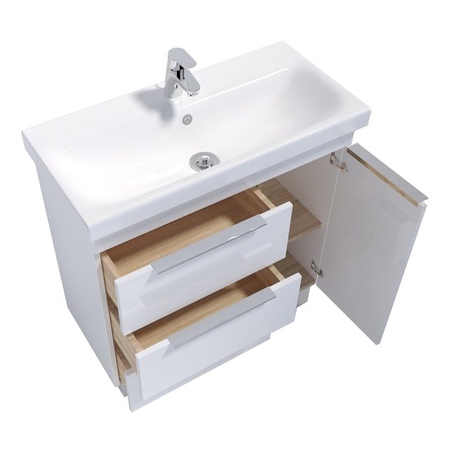 Тумба под раковину 1MarKa Gaula 80Н У92516 White — изображение 2