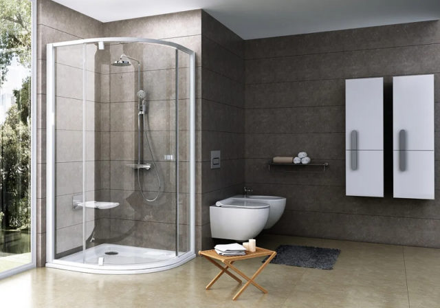 Душевой уголок Ravak Pivot PSKK3 80x80 37644100Z1 профиль Белый стекло Transparent — изображение 3
