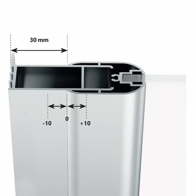 Душевой уголок Ravak Chrome CSKK4 90x90 3Q170100Z1 профиль Белый стекло Transparent — изображение 3