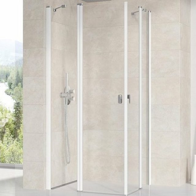 Душевая дверь Ravak Chrome CRV2-100 1QVA0100Z1 профиль Белый стекло Transparent — изображение 2