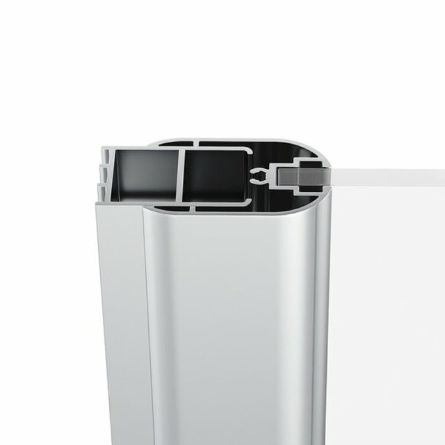Душевая дверь Ravak Chrome CRV2-100 1QVA0100Z1 профиль Белый стекло Transparent — изображение 3