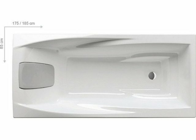 Акриловая ванна Ravak You 175x85 C081000000 без гидромассажа — изображение 2