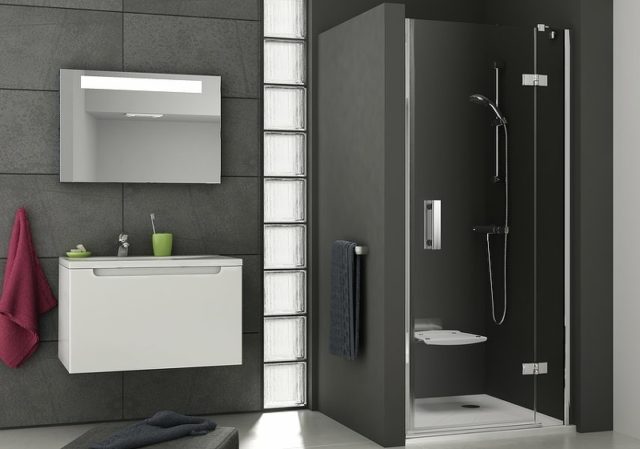 Душевая дверь Ravak Smartline SMSD2-90 В R 0SP7BA00Z1 профиль Хром стекло Transparent — изображение 2
