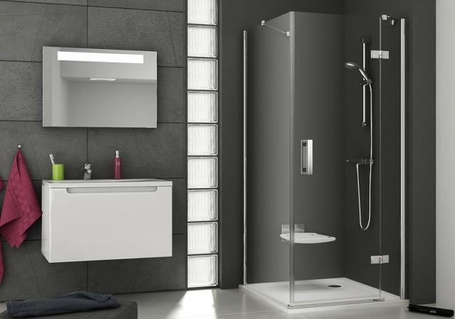 Душевая стенка Ravak SmartLine SMPS-90 R 9SP70A00Z1 профиль Хром стекло Transparent — изображение 3