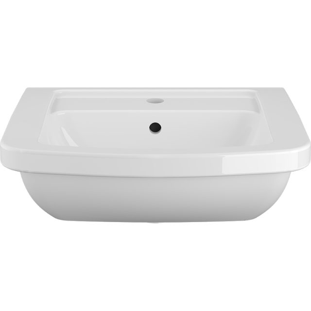 Раковина с пьедесталом Vitra Form 300 55 9602B003-7650 Белая — изображение 5