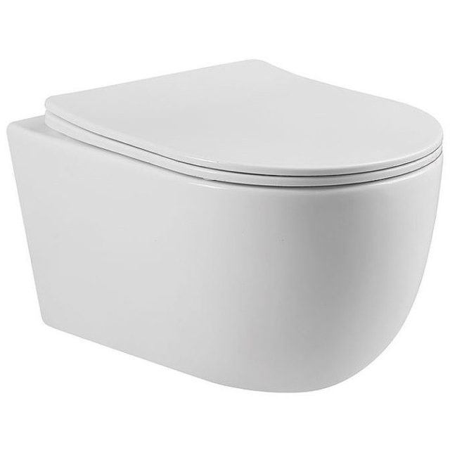 Комплект унитаза Vincea Evo Rimless VT1-34S с инсталляцией Geberit Duofix Sigma UP320 111.300.00.5 с сиденьем Микролифт — изображение 2