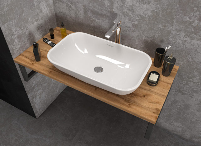 Столешница под раковину 1MarKa Grunge Loft 70 Ц0000015936 Дуб Вотан — изображение 3