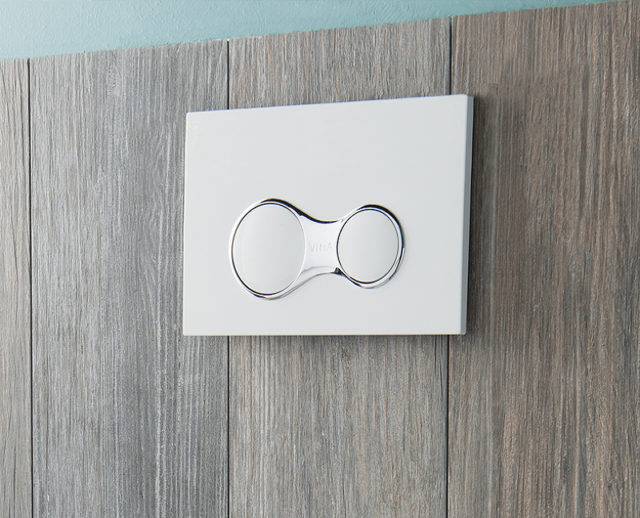 Комплект унитаза с инсталляцией Vitra Integra Round 9856B003-7205 с сиденьем Микролифт и клавишей смыва Хром глянцевый — изображение 6