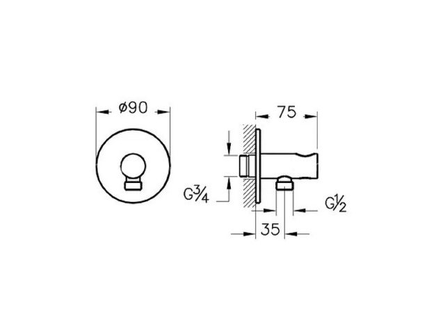 Душевая система Vitra Origin A49266EXP Хром — изображение 8