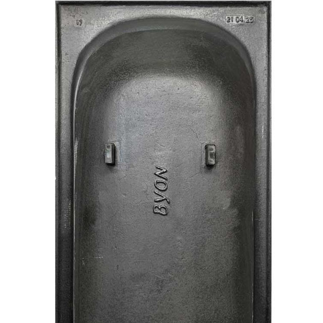 Чугунная ванна Byon Christa 180x80 Н0000307 с антискользящим покрытием ручки хром — изображение 5