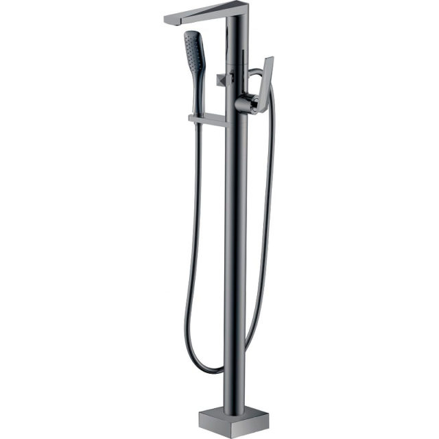 Смеситель для ванны Boheme Venturo 379-SGM Антрацит глянец