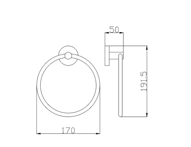 Кольцо для полотенец Rav Slezak Colorado COA0104Z Золото — изображение 2