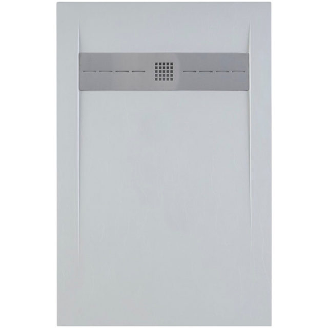 Душевой поддон из искусственного камня Allen Brau Infinity 160x90 8.21007-21 Белый камень