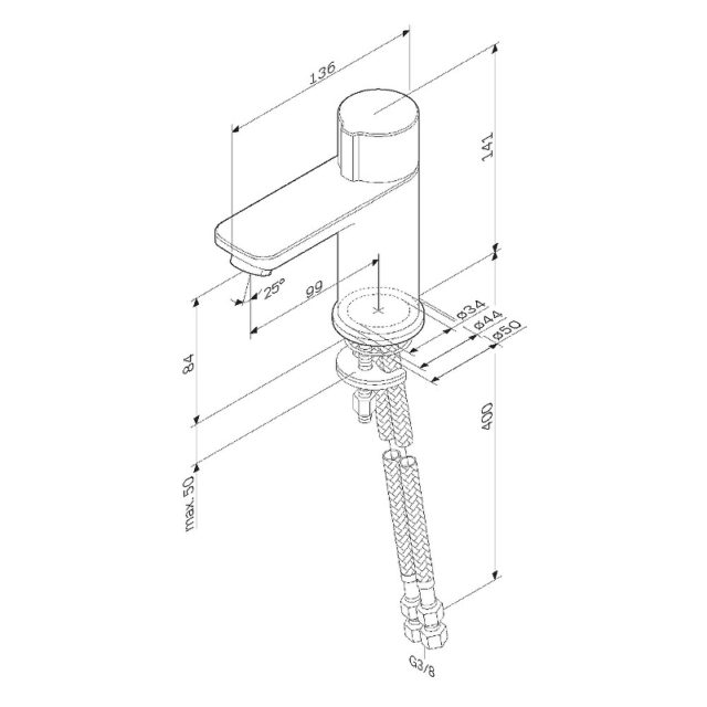 Смеситель для раковины AM.PM X-Joy F85A02522 Черный матовый — изображение 11