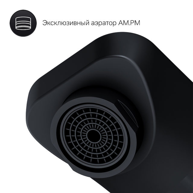 Смеситель для раковины AM.PM X-Joy F85A72622 Черный матовый — изображение 7