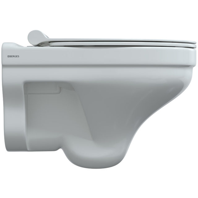 Унитаз Berges Albit S Rimless 082147 подвесной с сиденьем Микролифт — изображение 3
