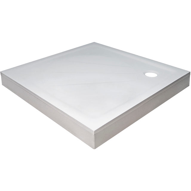 Душевой поддон из искусственного камня Ravak Perseus Pro 100x100 XA03AA01010WM Белый матовый — изображение 2