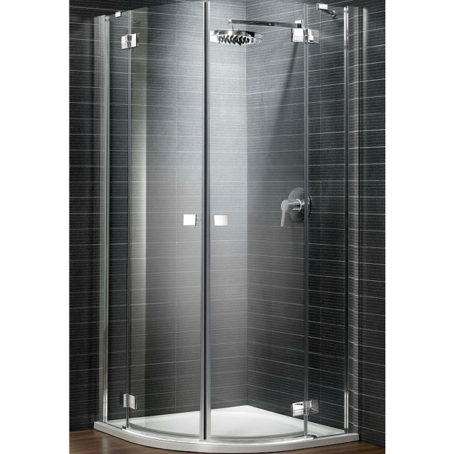Душевой уголок Radaway Almatea PDD 80x80 30512-01-01N профиль Хром стекло прозрачное