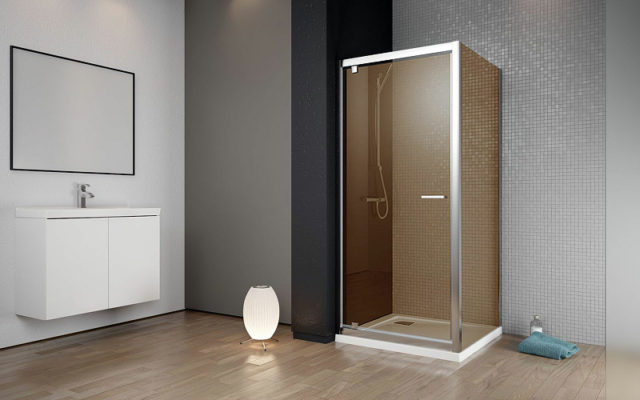 Душевая стенка Radaway Twist S 100 382013-08 профиль Хром стекло коричневое — изображение 2