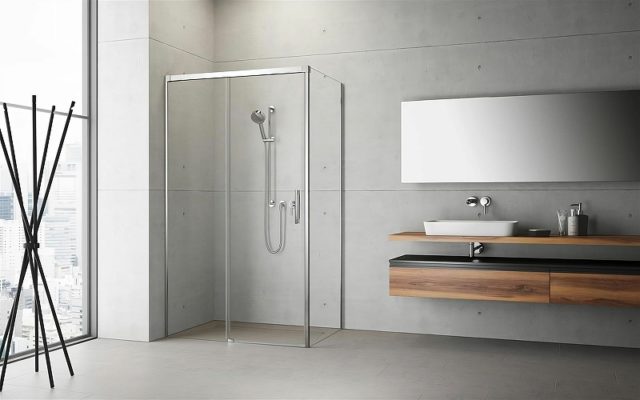 Душевая стенка Radaway Idea S1 80 R 387051-01-01R профиль Хром стекло прозрачное — изображение 3