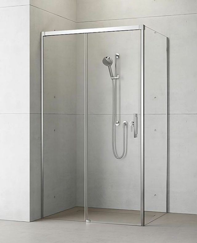 Душевая стенка Radaway Idea S1 90 R 387050-01-01R профиль Хром стекло прозрачное — изображение 2