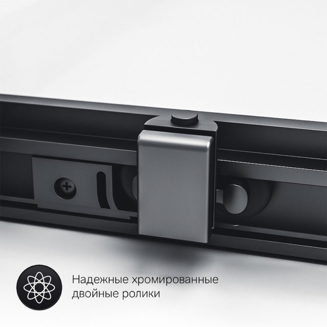Душевой уголок AM.PM Gem S 120х80 W93G-404-120280-BT профиль Черный матовый стекло прозрачное — изображение 7